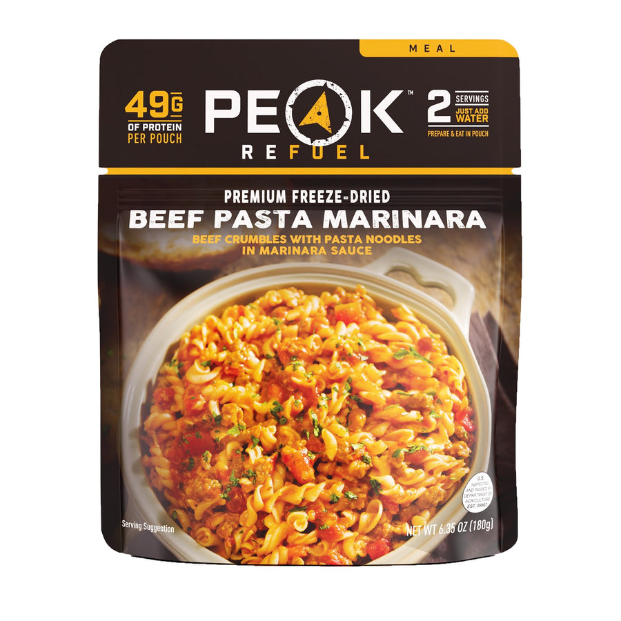 PEAK MEALS~ BEEF PASTA MARINARA